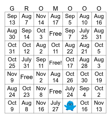 maths bingo lolz Bingo Card