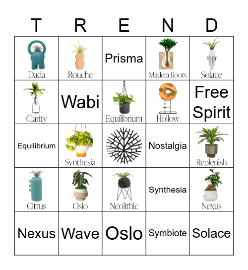 LiveTrends Bingo Card