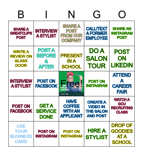 LETS  RECRUIT Bingo Card