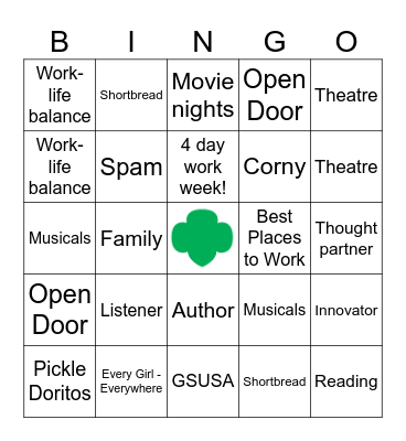 Alison Bingo! Bingo Card