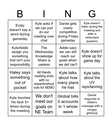 Cloudmed Bingo Card