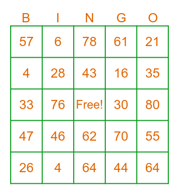 AEROTERRA SENIOR BIRTHDAY CELEBRATION Bingo Card