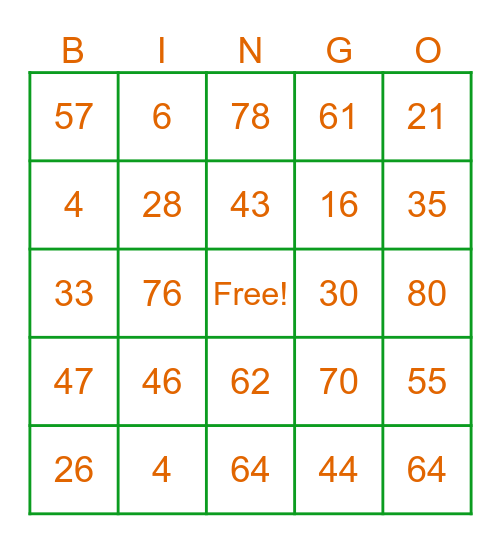 AEROTERRA SENIOR BIRTHDAY CELEBRATION Bingo Card
