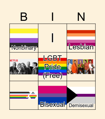 Pride Flag Bingo - DEI June 2022 Bingo Card