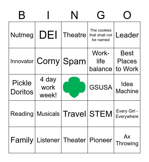 Alison Bingo Card