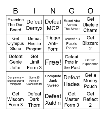 Rando Bingo Card