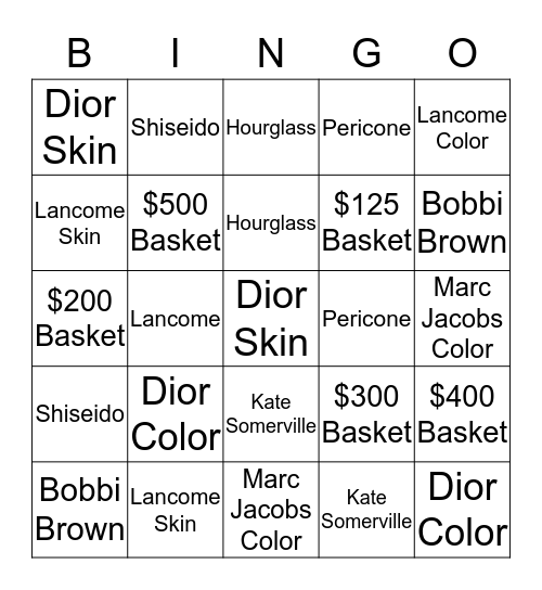 ADS Bingo Card