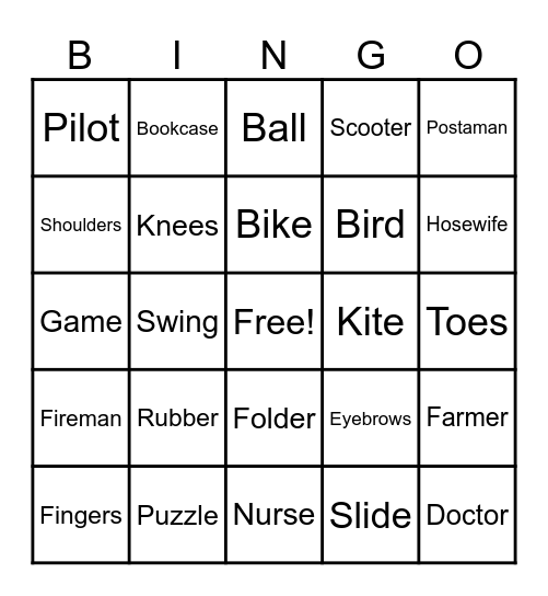 REVIEW BINGO Card