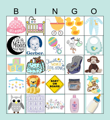 BABY  Valenziano Bingo Card