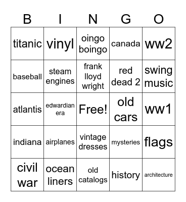 mabel’s autism bingo! Bingo Card