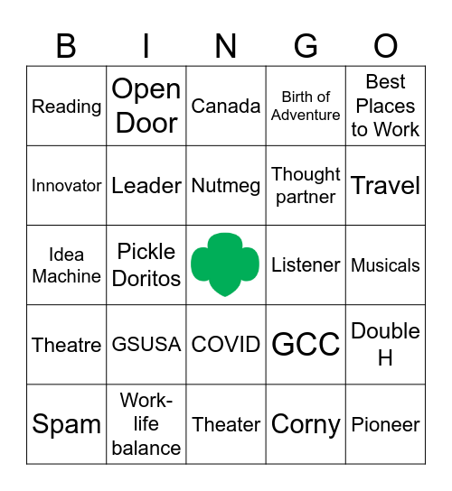 Alison Bingo Card
