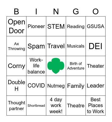 Alison Bingo Card