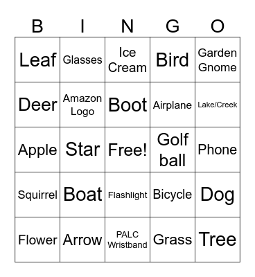 PALC Anniversary Bingo Card
