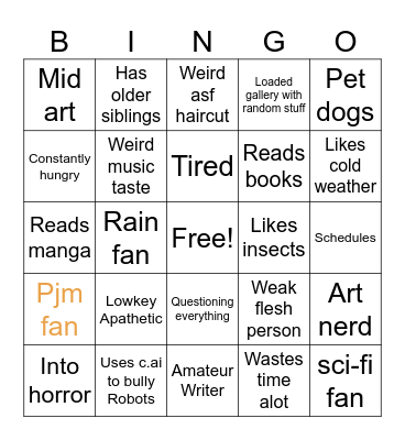 Are you me Fr? Bingo Card