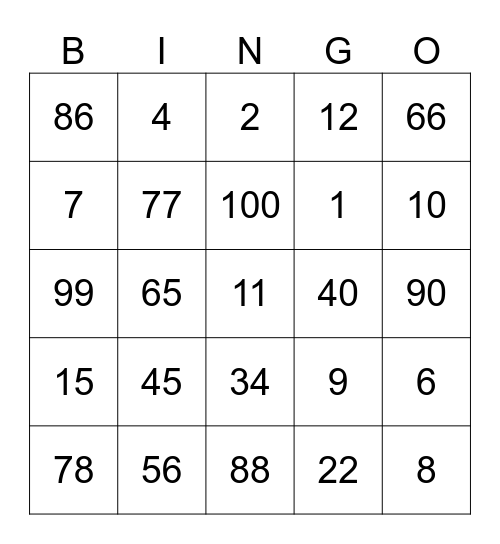 hajismad Bingo Card
