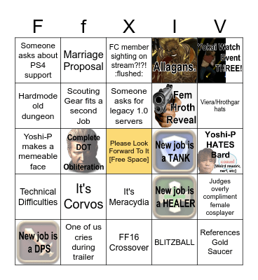 FanFest 2023 Egg Edition Bingo Card