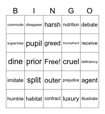 s9 Bingo Card