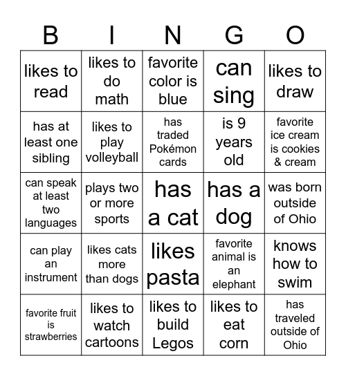 STP Bingo! Bingo Card