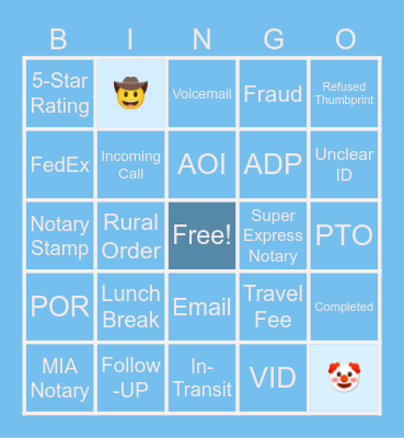 MAV BINGO! Bingo Card