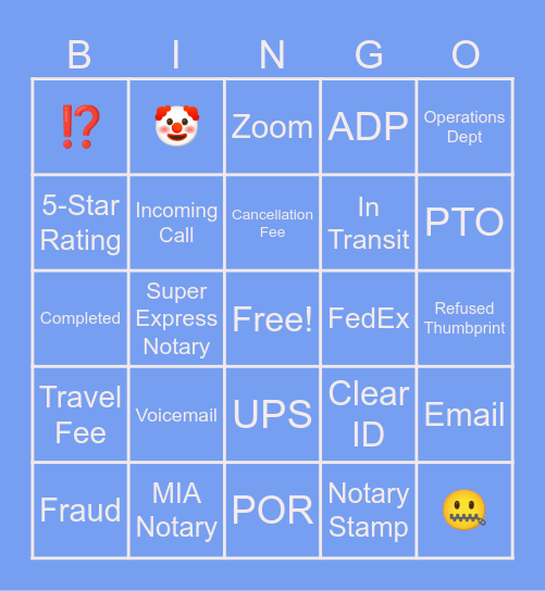 MAV BINGO! Bingo Card