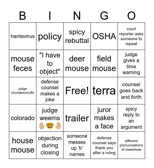 House of Mouse: 281st Closing Edition Bingo Card