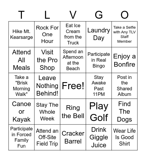 TLV Merit Badge Bingo Beta 1.0 Bingo Card