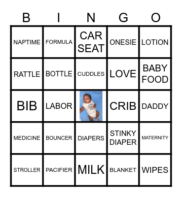 A'KHARI BABY BINGO Card