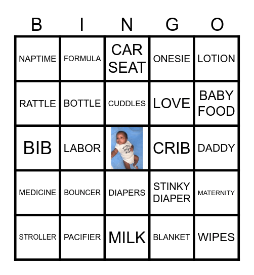 A'KHARI BABY BINGO Card