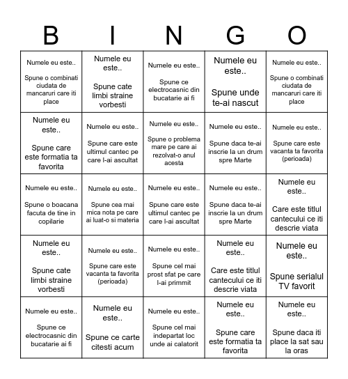 BCR Strategy 2026  - Intro Bingo Card