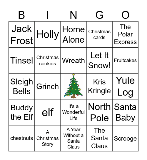 Christmas in July BINGO 🎄 Bingo Card