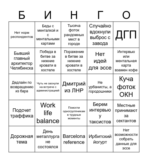 Практика бгп213 Bingo Card