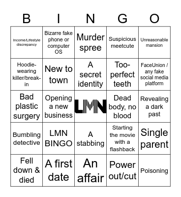 LMN Bingo Card