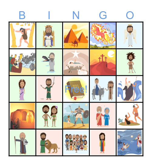 BIBLE BINGO Card