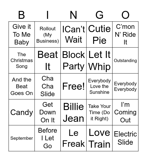 WILSON BINGO Card