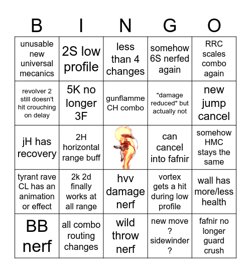 Sol S3 Bingo Card