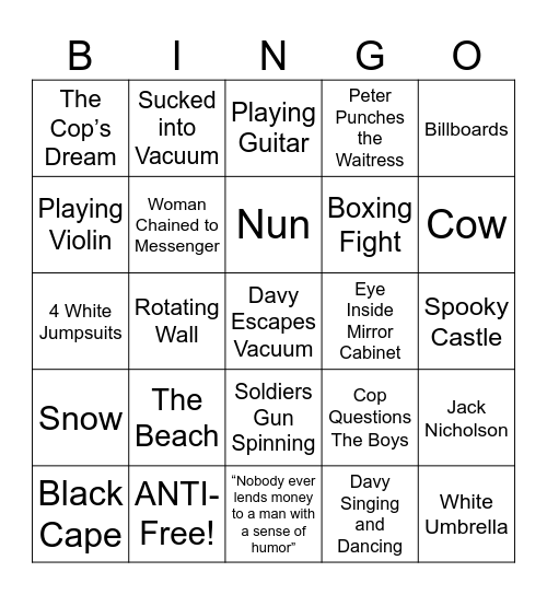 HEAD - Round 2 Bingo Card