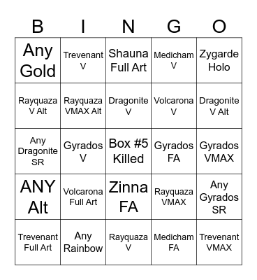 Korean Blue Sky Stream Bingo! Bingo Card