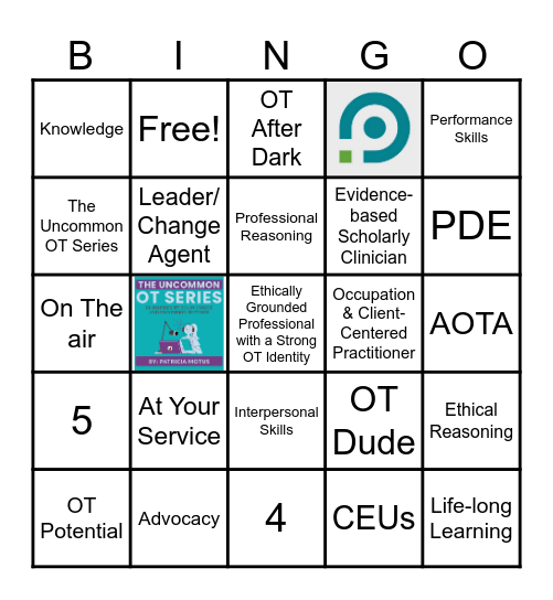Podcasts & PDE Bingo Card
