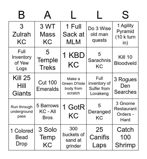 Riley vs Salsa v2 Bingo Card