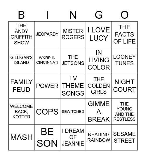 NAUGHTY GHETTO BINGO Card