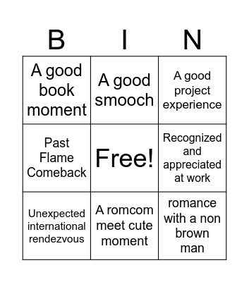 2023 Bingo Card