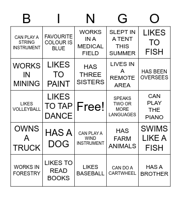 Wedding Bingo Card