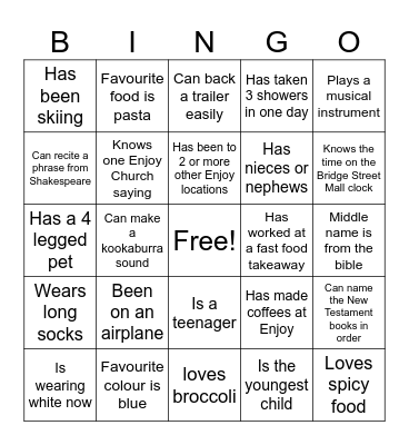 Creative Ballarat Bingo Card