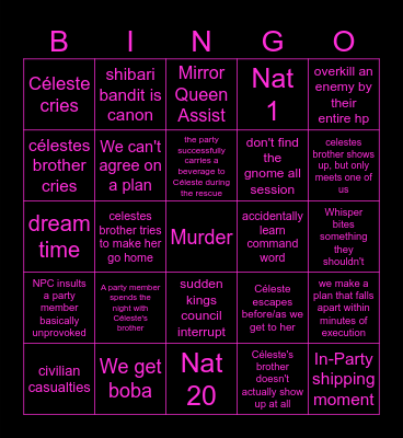 Bundling a LIVING hooker into a rug Bingo Card