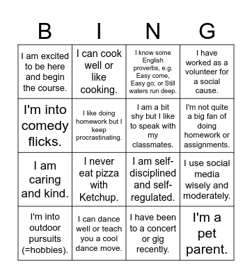 Get to know you!!😍 Bingo Card