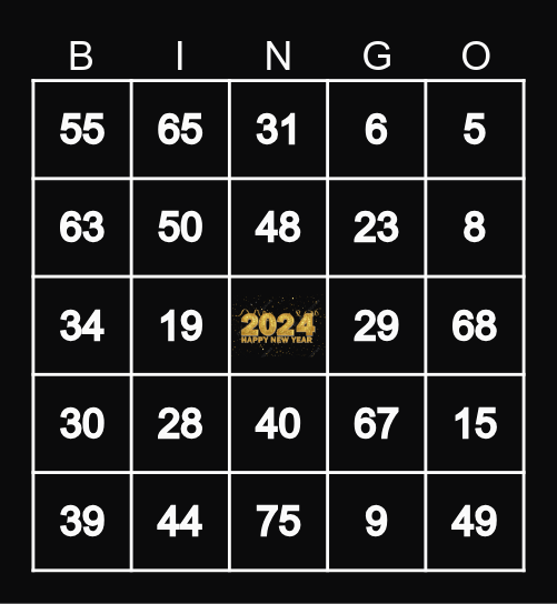 New Year Bingo! - Q4 Close Bingo Card