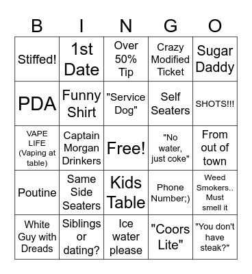 SiLlY BiNgO Card