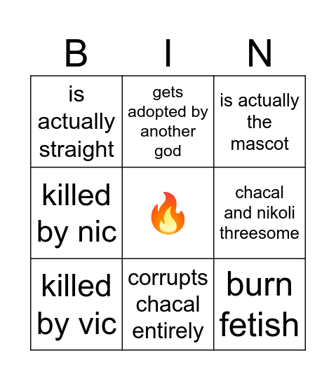 jacques bingo Card