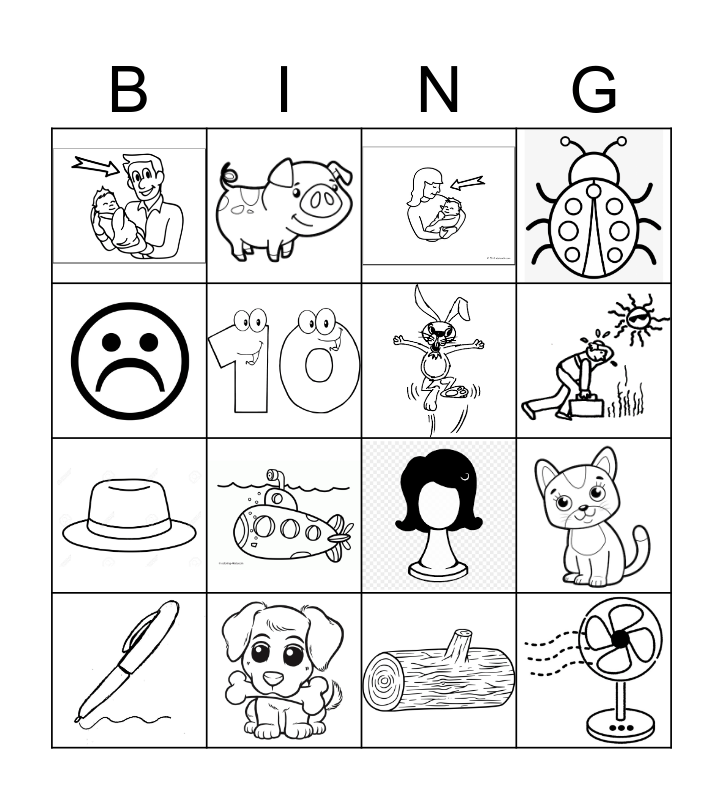 BINGO, RISA, CL 5 (WK 53) Bingo Card