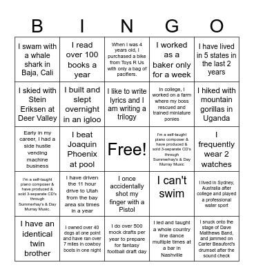 Spot AI Bingo!! Bingo Card